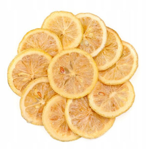 Cytryna Plastry Suszone Jadalne - 250g do herbaty