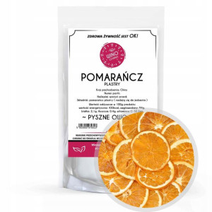 Suszone Pomarańcze w plastrach - 250g Jadalne