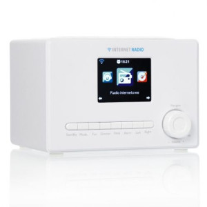 Radio internetowe ART WIFI X102 LCD kolor 3,2" białe