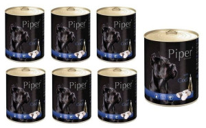 Dolina Noteci Piper z Dorszem 6 x 800 g - mokra karma dla dorosłych psów