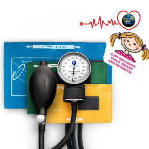 ld80 ciśnieniomierz mechaniczny-pediatryczny + 3 mankiety dziecięce