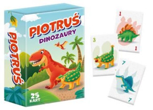 Gra karciana Piotruś dinozaury mini