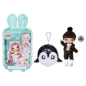 Na! Na! Na! Surprise Sparkle - Lalka Andre Avalanche i Pingwin w balonie
