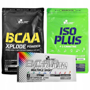 Olimp Crossfit Zestaw Odżywek 1505g+1000g+60kaps.