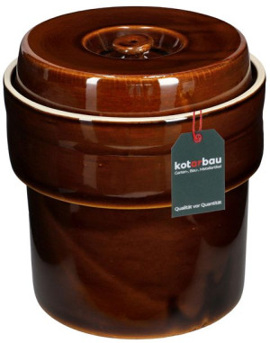 Garnek Ceramiczny Beczka Kamionka Do Kiszenia 5 L