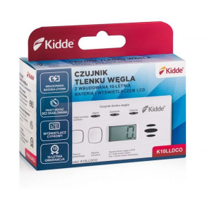 CZUJNIK CZADU tlenku węgla KIDDE K10LLDCO LCD - 10LAT