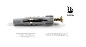 Kołek rozporowy uniwersalny z wkrętem 5,0 x 80mm