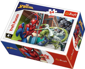Puzzle 54el Mini Disney Marvel Czas na Spider-Mana 54164 19605,19606,19607,