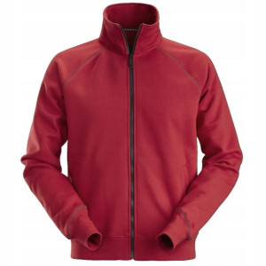 Bluza z suwakiem SNICKERS 2886 rozmiar M CZERWONA
