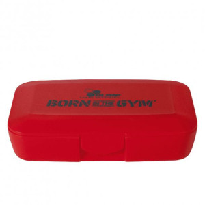 Pillbox Born In The Gym Czerwony