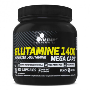 Glutamine 1400 Mega Caps 300 Caps Glutamina