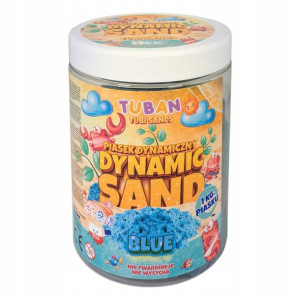 Tuban piasek dynamiczny kinetyczny niebieski 1kg