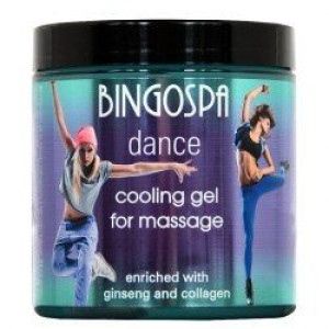 BINGOSPA Chłodzący żel do masażu wzbogacony żeń-szeń i kolagenem 250ml  