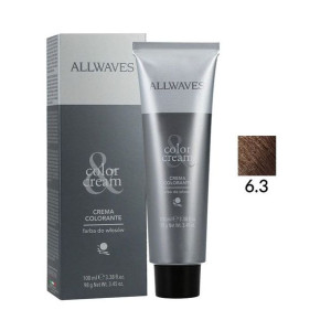 Allwaves Farba Do Włosów 6.3 Ciemny Złocisty Blond 100 ml