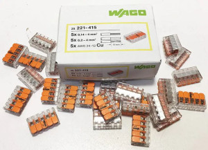 Szybkozłączka Wago 221-415 drut linka 5x4 mm 25szt