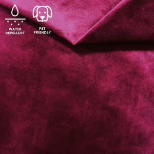 Tkanina Obiciowa Welur Terra - Bordo