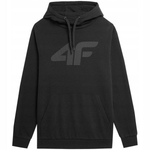 Bluza męska 4F głęboka czerń H4L22 BLM352 20S 3XL