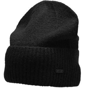Czapka damska 4F głęboka czerń H4Z22 CAD012 20S S
