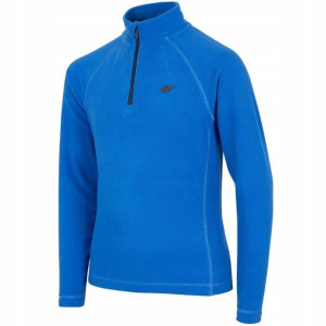 Bluza polarowa dla chłopca 4F niebieska HJZ22 JBIM