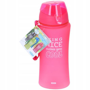 Bidon butelka sportowa 480 ml różowy