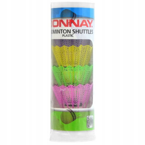 Lotka do badmintona Nylon kpl 5szt.- kolor