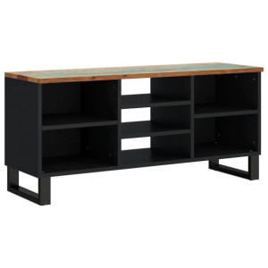 Szafka RTV, 100x33x46 cm, drewno i materiał drewnopochodny