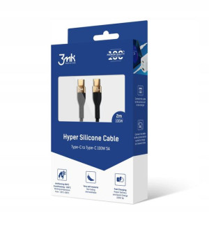 Kabel USB typ C - USB typ C 3mk 2 m