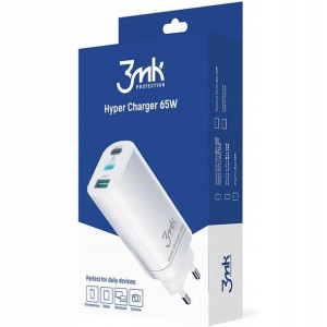 Ładowarka sieciowa 3mk 2xUSB-C, 1xUSB-A, QC PD 65W