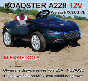 Najnowszy Roadster A228, Dwa Silniki,otwiera Drzwi. Miękkie Koła/a228