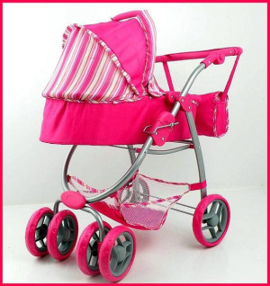 Wózek nowy dla lalek  model 8 funkcyjny 9662