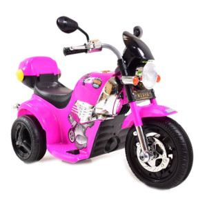 Motor Chopper Strike Z Kuferkiem, Kogutem I Policyjnymi Dźwiękami/tr1508b