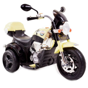 Motor Chopper Strike Z Kuferkiem, Kogutem I Policyjnymi Dźwiękami/tr1508b
