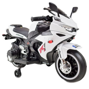 Motor Ścigacz Power 2 Silniki, Świecące Koła - Pierwszy Motorek Dla Dziecka
