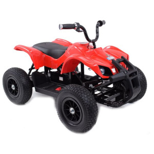 Mega Wielki Quad 24 V , Gaz W Manetce, Hamulec, Pompowane Koła/hv588
