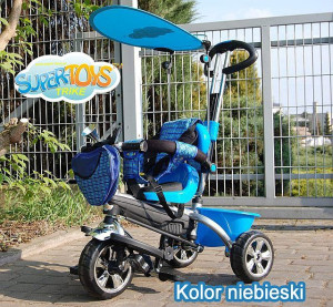 Rowerek Trójkołowy Super-toys De Luxe /02dl