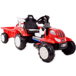 Traktor Na Akumulator Z Przyczepą, Miękkie Siedzenie,/698