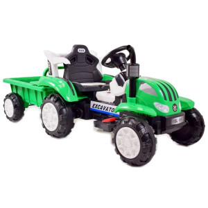 Traktor Na Akumulator Z Przyczepą, Miękkie Siedzenie,/698