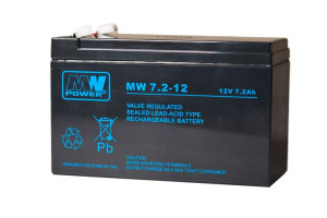Akumulator Agm -mw-7,2ah-12v, Żywotność 6-9 Lat