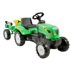 Traktor Na Pedały Z Przyczepą I Akcesoriami/tr3001