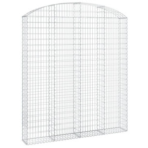 Łukowaty kosz gabionowy 200x30x220/240 cm, galwanizowane żelazo