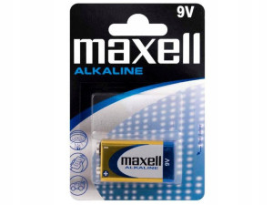 Bateria alkaliczna MAXELL 9V (6F22) 1 SZTUKA 6LR61 6LF22 6LP3146 6AM6