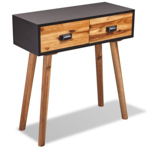 Stolik konsola z drewna akacjowego 70x30x75 cm