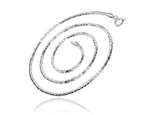 Elegancki Srebrny Łańcuszek Koreana Cord 1.2mm 45