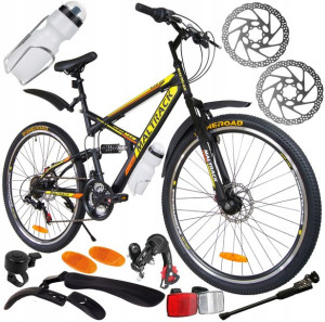 ROWER GÓRSKI MTB 26'' Shimano Pełna AMORTYZACJA