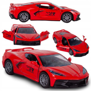 Metalowe Autko Auto Samochód Supercar Z Napędem