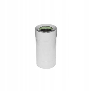 Rura koncentryczna biała fi 80/125 250 mm 0,6mm
