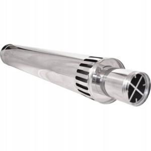 Wyrzut boczny dwuścienny Turbo fi 100/150 1000 mm