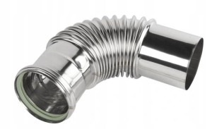 Kolano kwasoodporne wkład komin turbo fi 60 90ST