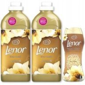 LENOR 2x Płyn do płukania + Perełki Gold Orchid