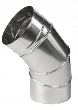Kolano żaroodporne nastawne fi 160 1,0mm 0-90 st